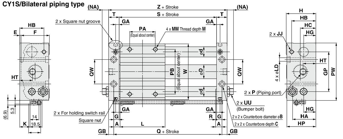 1 drawing CY1S RMT rodless pneumatic cylinder.jpg