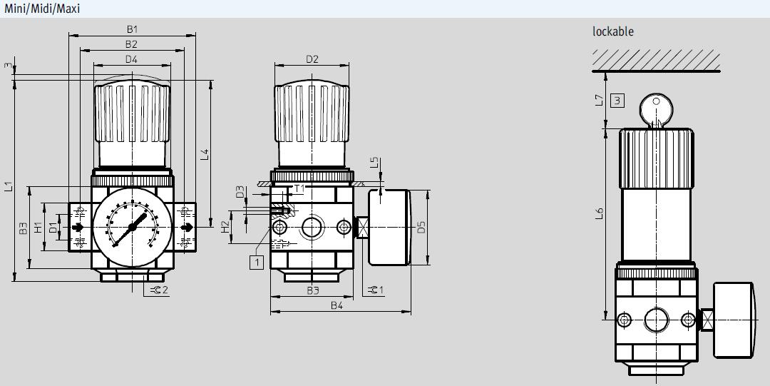 regulator drawing FRC LR HR MINI MAX pneumatic Air Filter Regulator.jpg