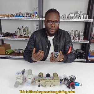 AR pneumatic air pressure regulator