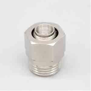 PC Pneumatic Metal Male Thread Union Straight connector