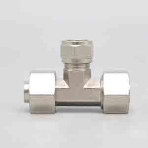 Pneumatic Metal Tee Reducer Fitting Quick Twist connector