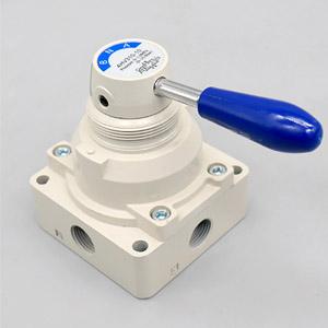 4HV pneumatic hand valve with lever
