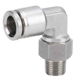 KQG2L stainless steel pneumatic thread elbow L type connector